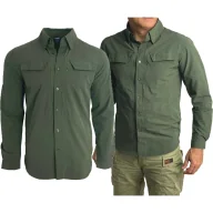 Odzież taktyczna i umundurowanie - Texar - Koszula taktyczna olive  XL - miniaturka - grafika 1