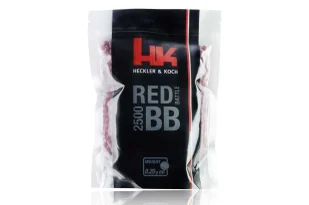 Kulki ASG Heckler & Koch Red Battle 0,20g 2500 szt - Amunicja i osprzęt ASG - miniaturka - grafika 1