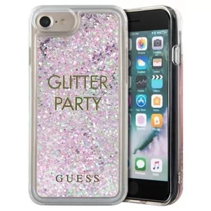 Guess Hard Case Liquid Glitter na Apple iPhone 6/6S NA TYŁ TWORZYWO SZTUCZNE FIOLETOWY 32703 - Etui i futerały do telefonów - miniaturka - grafika 2