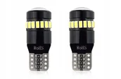 Żarówki samochodowe - CANBUS AMiO Led 18smd 3014 + 1smd 1smd t10 w5w white 12v/24v - miniaturka - grafika 1