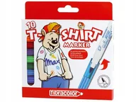 Przybory szkolne - Mazaki 10 kolorów FIBRACOLOR do T-shirtów - miniaturka - grafika 1