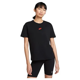Nike Damska koszulka W Nsw Tee Boy Love czarny M - Koszulki i topy damskie - miniaturka - grafika 1