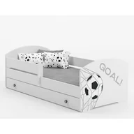 Łóżka dla dzieci i młodzieży - Łóżko dziecięce LUK z szufladą i barierką 140x70 GOL - miniaturka - grafika 1