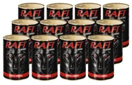 Mokra karma dla psów - Rafi Classic Wołowina w Sosie 12x1240g - miniaturka - grafika 1