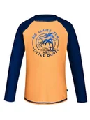 Kąpielówki dla chłopców - Peek U Koszulka kąpielowa "Poseidon" w kolorze granatowo-pomarańczowym - miniaturka - grafika 1