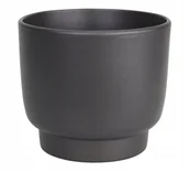 Donice - Osłonka ceramiczna na doniczkę antracytowa 17 cm - miniaturka - grafika 1