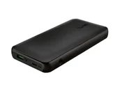 Powerbanki - TRONIC Powerbank, akumulator litowo-jonowy 10 000 mAh, z funkcją zasilania (Czarny) - miniaturka - grafika 1