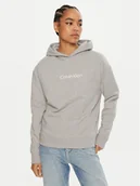 Bluzy damskie - Calvin Klein Bluza Hero Logo K20K205449 Szary Relaxed Fit - miniaturka - grafika 1