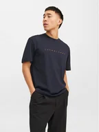 Koszulki męskie - Jack&Jones T-Shirt Star 12234746 Granatowy Relaxed Fit - miniaturka - grafika 1