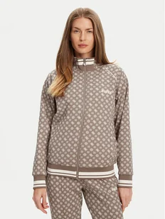 Guess Bluza V5YQ03 KB212 Brązowy Regular Fit - Bluzy damskie - miniaturka - grafika 1