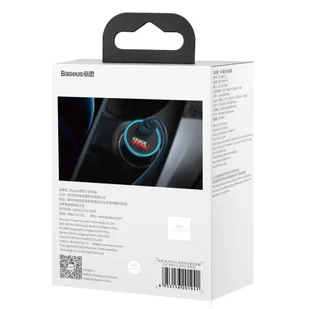 Baseus Golden Contactor Pro szybka ładowarka samochodowa USB Typ C / USB 40 W Power Delivery 3.0 Quick Charge 4+ SCP FCP AFC niebieski (CCJD-03) - Ładowarki samochodowe - miniaturka - grafika 6
