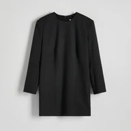 Sukienki - Reserved - Sukienka w metaliczny prążek - Wielobarwny - miniaturka - grafika 1