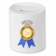 Skarbonki - Dla Licealisty Skarbonka na Urodziny Na Prezent z Nadrukiem ze Zdjęciem + Opakowanie na prezent (wzór 03) - miniaturka - grafika 1