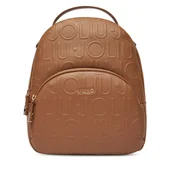 Plecaki - Liu Jo Plecak Ecs M Backpack AF5157 E0538 Brązowy - miniaturka - grafika 1