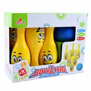 KRĘGLE PLASTIKOWE DLA DZIECI BOWLING ZESTAW DO GRY - Gry planszowe - miniaturka - grafika 1