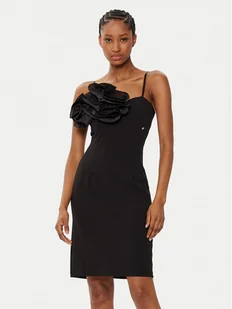 Rinascimento Sukienka koktajlowa CFC0121697003 Czarny Slim Fit - Sukienki - miniaturka - grafika 1