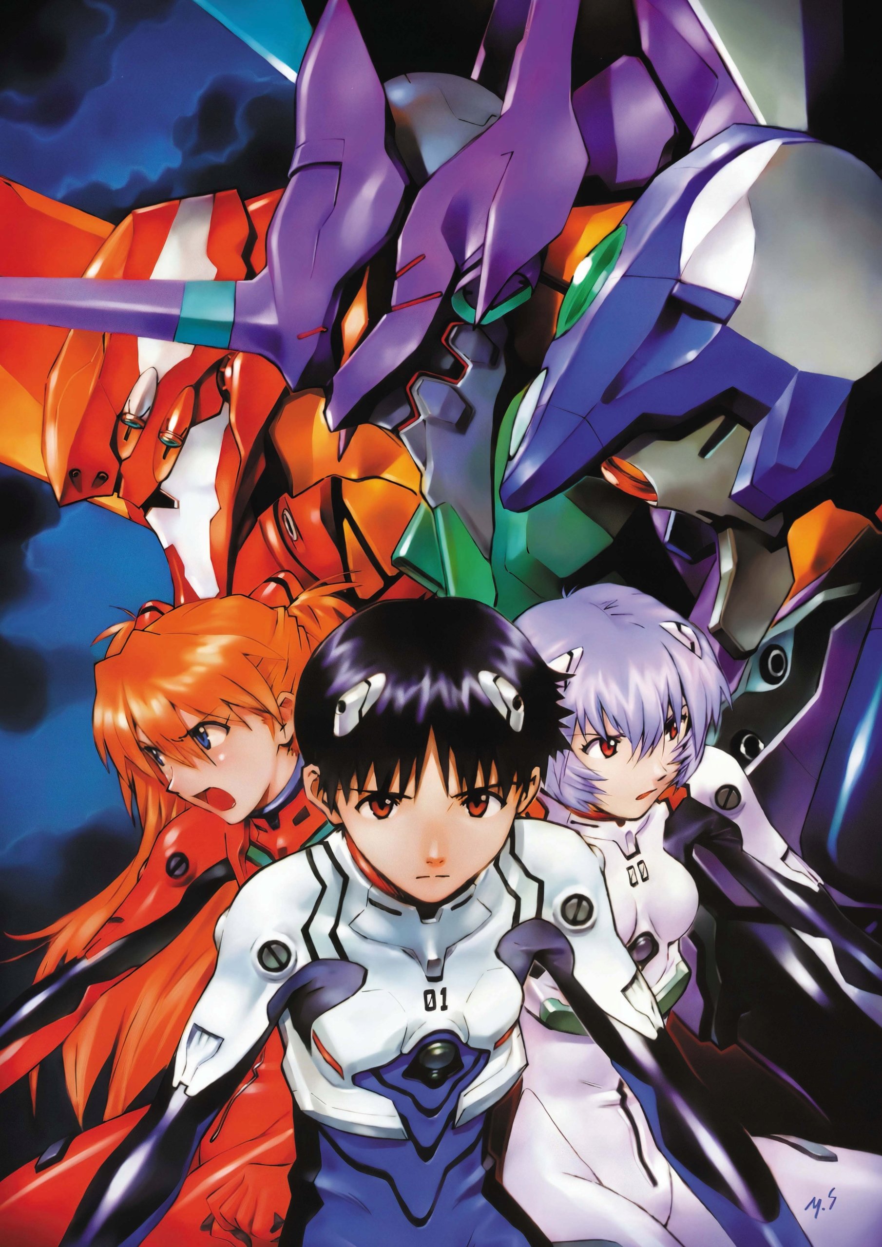 Plakat A3 anime Neon Genesis Evangelion
