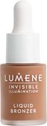 Bronzery i konturowanie twarzy - Lumene Invisible Illumination Liquid Bronzer - bronzer do twarzy Summer Glow - miniaturka - grafika 1