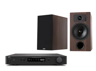 NAD C 338 (czarny) + Tesi 3 (mokka) - Zestawy stereo - miniaturka - grafika 1