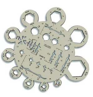 Szablon śruby - Przybory szkolne - miniaturka - grafika 2