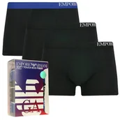 Majtki męskie - Emporio Armani bokserki majtki męskie 3-pack 111473-2F728-21320 M - miniaturka - grafika 1
