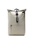 Plecaki - Plecak Rolltop Rucksack 13160 Szary - Rains - miniaturka - grafika 1