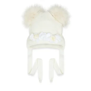 Czapka Jamiks Boa IIA JZG221 Ekri 2 - Czapki dla dzieci - miniaturka - grafika 1