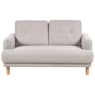 Sofy i kanapy - Sofa 2-osobowa beżowoszara TUVE - miniaturka - grafika 1