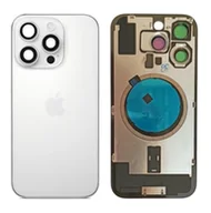 Części serwisowe do telefonów - Klapka Plecki Tył iPhone 16 Pro White Titanium z Ramką i Magnesami - miniaturka - grafika 1