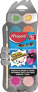 Maped Farby Superpower 30mm x 12 w pastylkach - Przybory szkolne - miniaturka - grafika 2