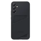 Portfele - Samsung Card Slot Cover etui Samsung Galaxy A34 5G pokrowiec portfel na kartę czarne (EF-OA346TBEGWW) - miniaturka - grafika 1