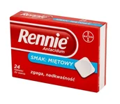 Układ pokarmowy - Bayer Rennie Antacidum 24 szt. - miniaturka - grafika 1