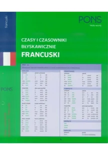 zbiorowa Praca Czasy i czasowniki błyskawicznie. Francuski PONS - Książki do nauki języka francuskiego - miniaturka - grafika 2