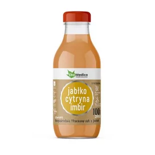 EkaMedica Jabłko cytryna imbir Sok, 300ml - Soki i napoje niegazowane - miniaturka - grafika 1