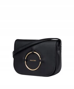Torebka Damska Listonoszka Na Ramię Crossbody PUCCINI Czarna BML023 1 - Torebki damskie - miniaturka - grafika 1
