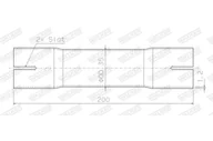 Układ wydechowy - akcesoria - WALKER Rura wydechowa WALKER 07143 - miniaturka - grafika 1