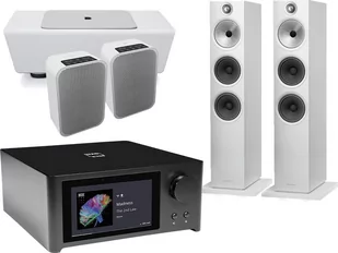 Kino domowe NAD M10 V2 czarny + 603 S2 AE biały + Pulse Flex 2i biały + Pulse Sub+ biały - Kino domowe - miniaturka - grafika 1