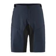 Spodenki rowerowe - Męskie Spodenki CRAFT ADV OFFROAD XT SHORTS W PAD M 1914559-396000 – Granatowy - miniaturka - grafika 1
