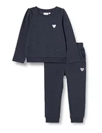 Odzież sportowa dziecięca - Bestseller A/S NMFVIMA SWEAT SET BRU N1, Dark Sapphire, 116 cm - miniaturka - grafika 1