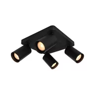 Lampy sufitowe - Nesto lampa sufitowa (spot) 4xGU10 czarna SPL-23436-4S-BK - miniaturka - grafika 1