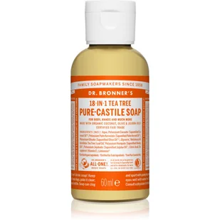 Bronner's Magic Soaps Dr. bronner LED's Liquid Soap Tea Tree, płynnego mydła Tee bawełny 59 ML 778 - Mydła - miniaturka - grafika 1