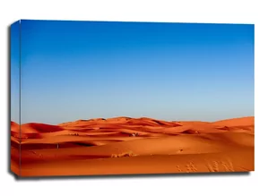 Sahara karawana - obraz na płótnie Wymiar do wyboru: 60x40 cm - Obrazy i zdjęcia na płótnie - miniaturka - grafika 1