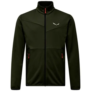 Męska bluza Salewa Puez Cammino Pl Jkt M Rozmiar: L / Kolor: ciemnozielony - Bluzy sportowe męskie - miniaturka - grafika 1