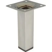 Zawiasy, okucia i inne akcesoria - Noga meblowa kwadratowa 10 cm chrom - miniaturka - grafika 1