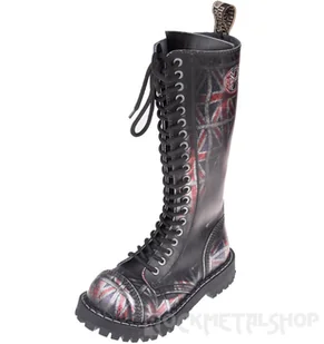glany STEEL - UK / BLACK (20-dziurkowe)-37 - Botki męskie - miniaturka - grafika 1