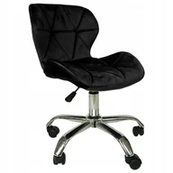 Fotele i krzesła biurowe - Fotel obrotowy komputerowy LUCY regulowany velvet - miniaturka - grafika 1