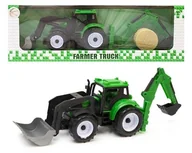 Samochody i pojazdy dla dzieci - Dla Najmłodszych Traktor-Koparka - miniaturka - grafika 1