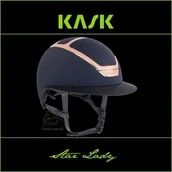 Kaski do jazdy konnej - Kask Sport Kask Star Lady Everyrose - KASK - granatowy - roz. 57-59 - miniaturka - grafika 1
