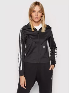 Bluzy damskie - Adidas Bluza adicolor Classics H35609 Czarny Standard Fit - grafika 1