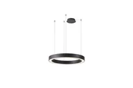 Lampy sufitowe - Lampa wisząca Marco AZ5053 LED 100W z pilotem czarna - miniaturka - grafika 1